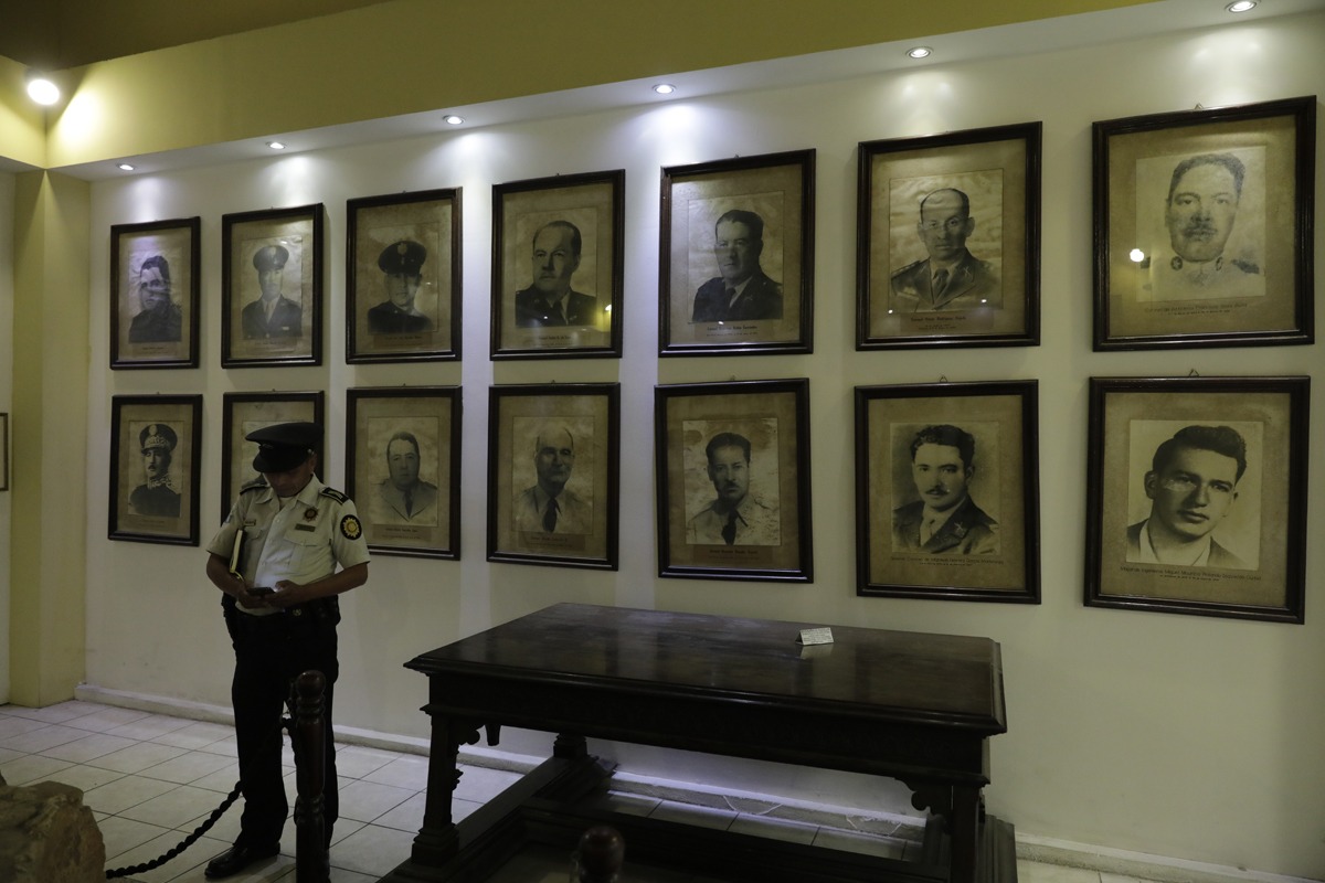 Visita al museo de la Policía Nacional Civil