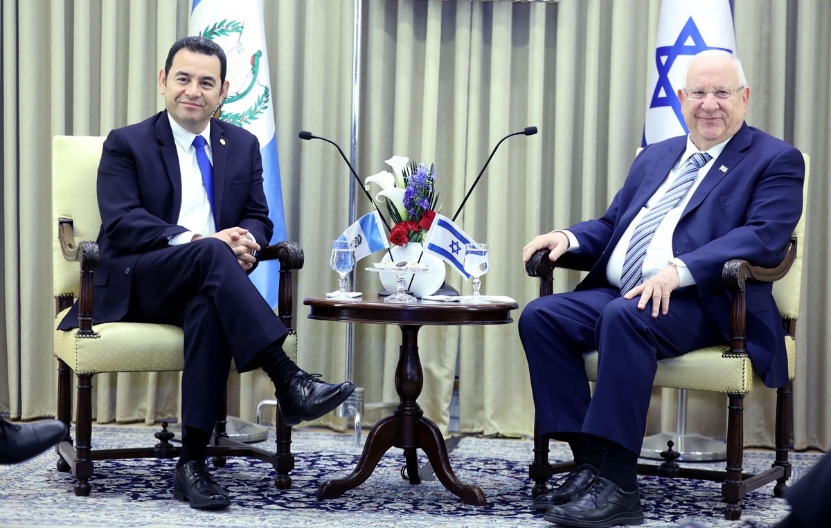 Guatemala reafirma amistad con Israel
