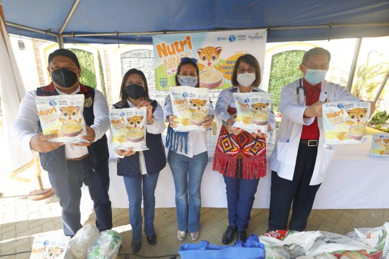 Gobierno entrega NutriNiños en Almolonga, Quetzaltenango