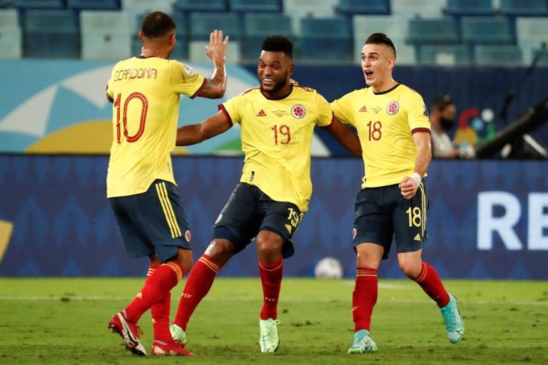 Edwin Cardona le da el triunfo a Colombia por 1-