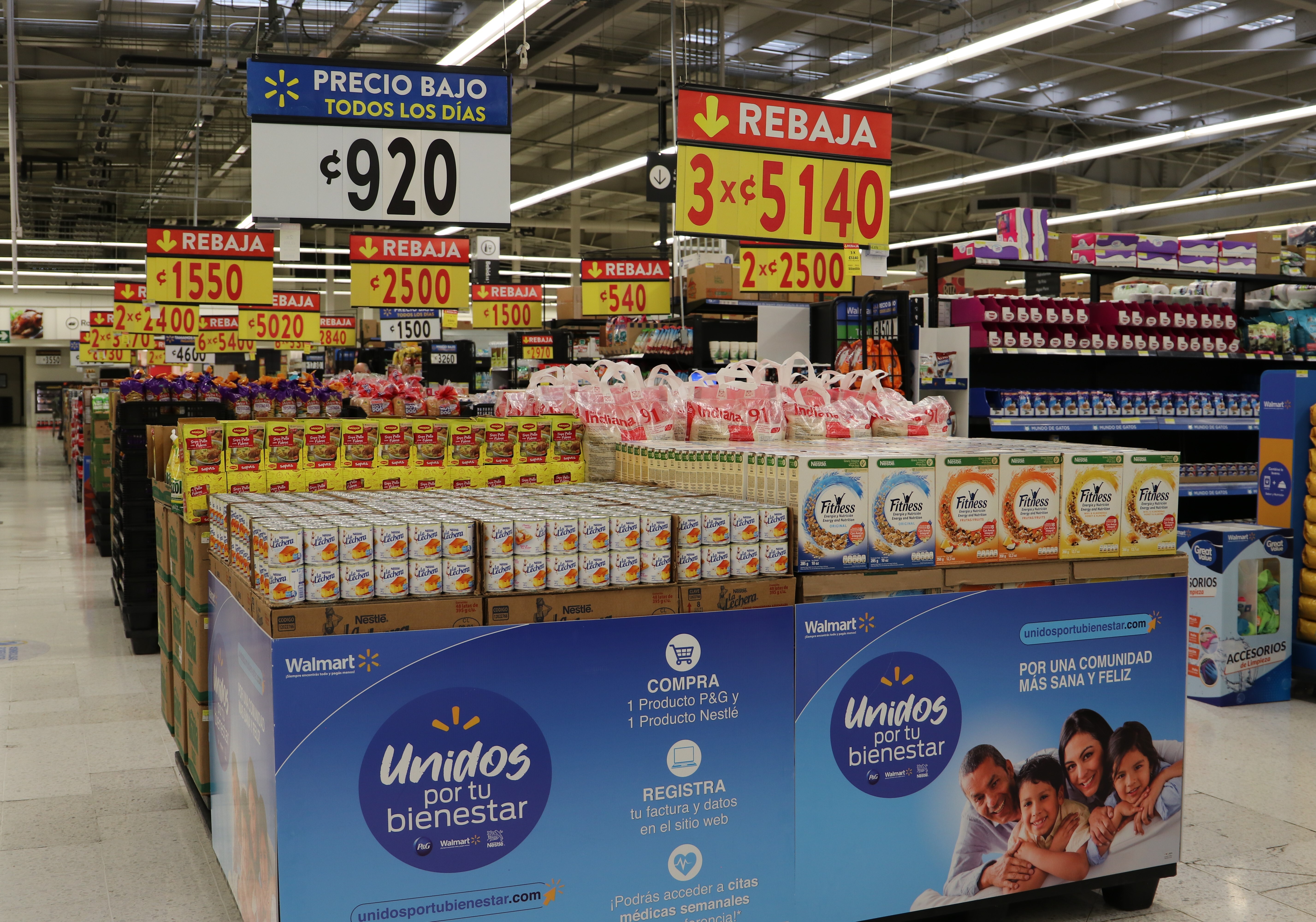 Campanas en Walmart tienda en línea