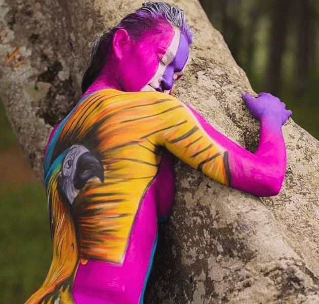 Que - Guatemala, Arte en Pintura Corporal. Body Paint